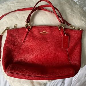 Beautiful Red Coach Handbag!
